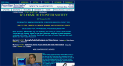 Desktop Screenshot of frontier-society.com